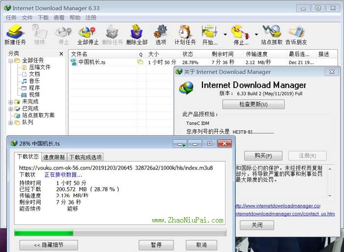 Internet Download Manager（简称IDM）